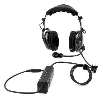 Aravia Auricular Superlight Carbono Versión Helicóptero