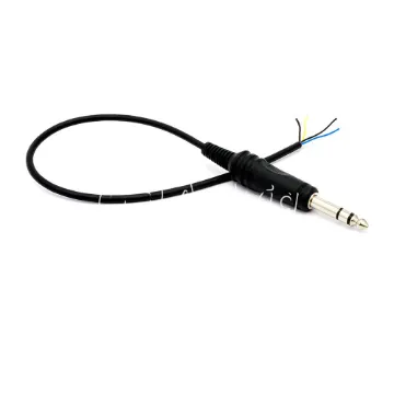 Aravia Ficha Audio Macho estéreo c/Cable