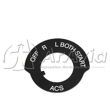 Aircraft Parts Placa de Llave de Magnetos y Arranque