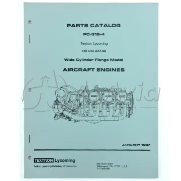 Lycoming Catálogo TIO-540-AA1AD