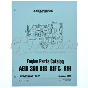 Lycoming Catálogo de Partes AEIO-360-B1
