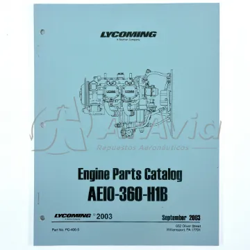 Lycoming Catálogo AEIO-360-H1B