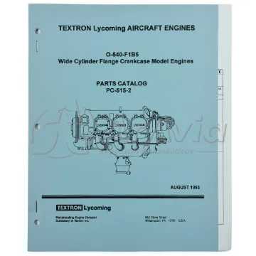 Lycoming Catálogo O-540-F1B5